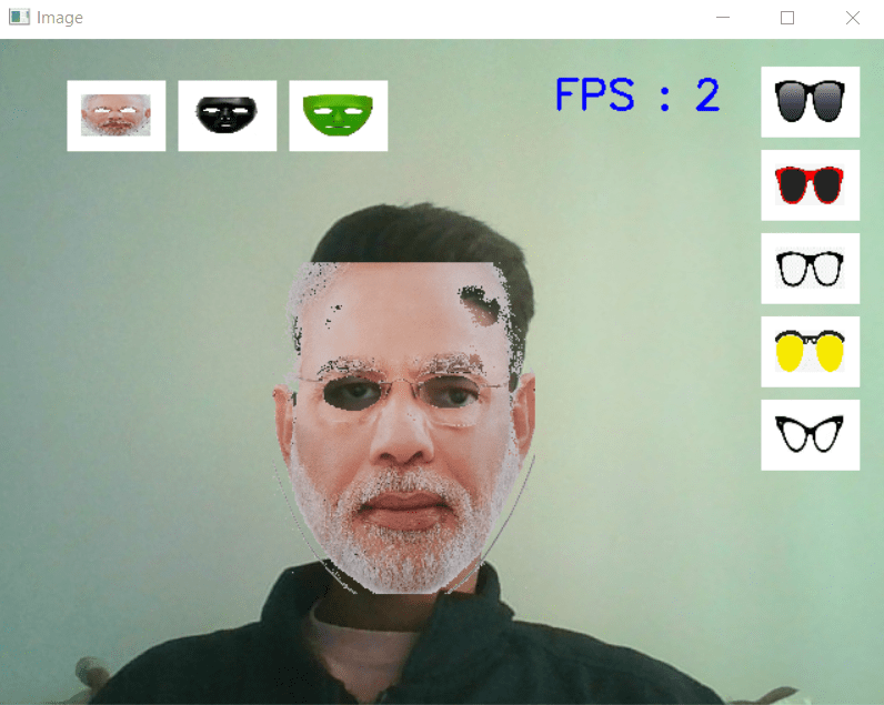 Here we used opencv and other inbuilt python modules to create filter