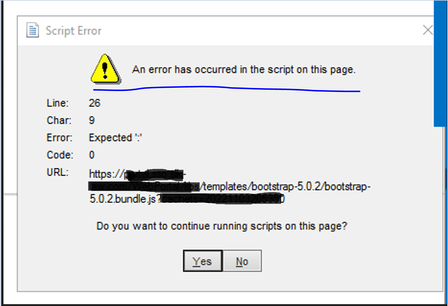 Bootstrapbundlejs script not executing(v.5.0.2) · Issue 38084 · twbs