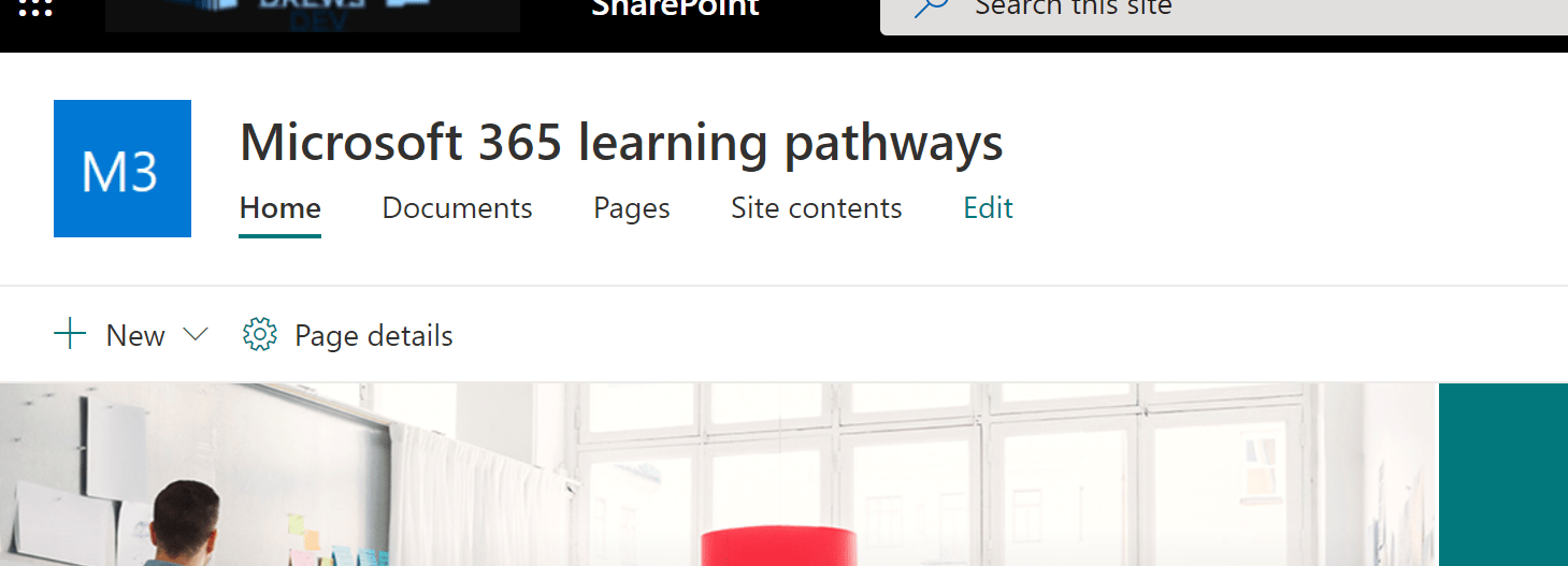 Provisioning the M365 learning pathways solution