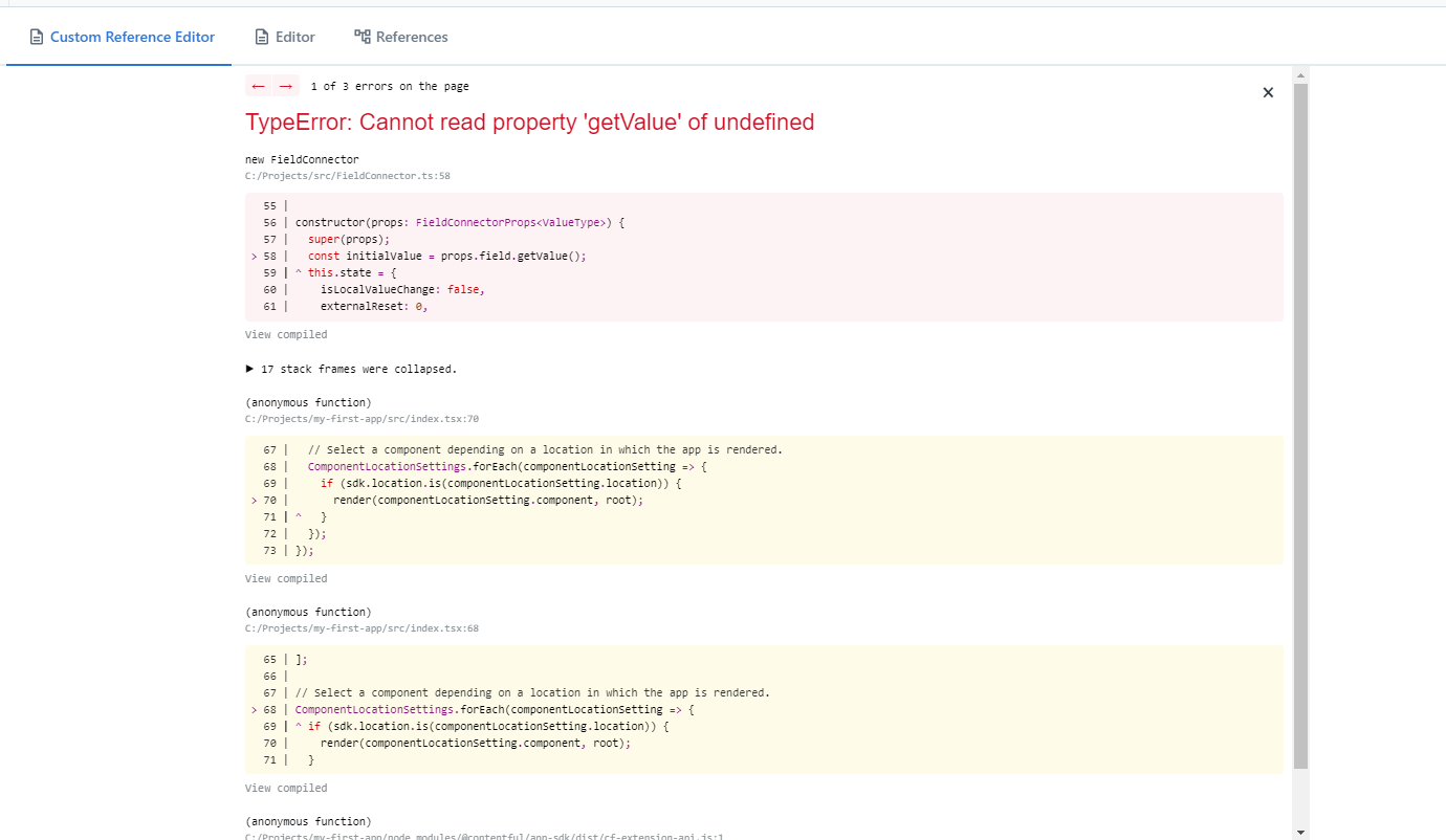 Add support for contentful/appsdk · Issue 575 · contentful/field
