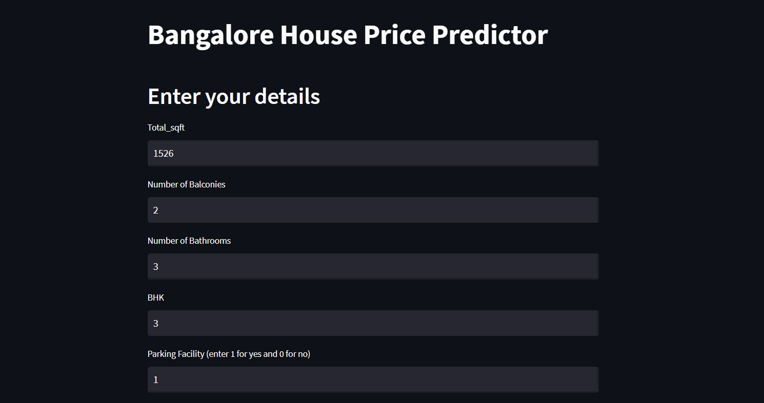 GitHub Kunaloptimus/BangaloreHousePricePrediction Building
