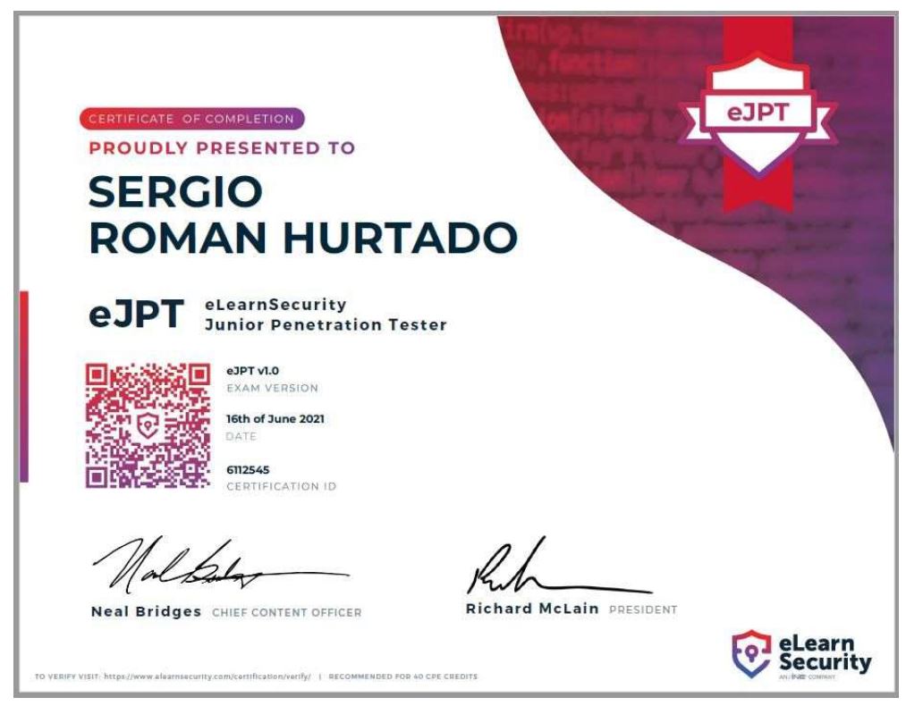 GitHub sromanhu/EJPT Elearn Junior Tester