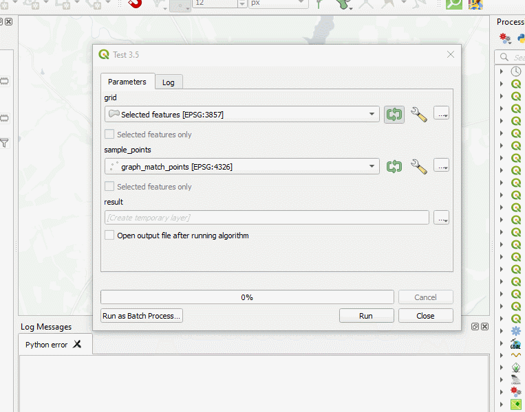 Append to layer not working for resulting layer in processing model