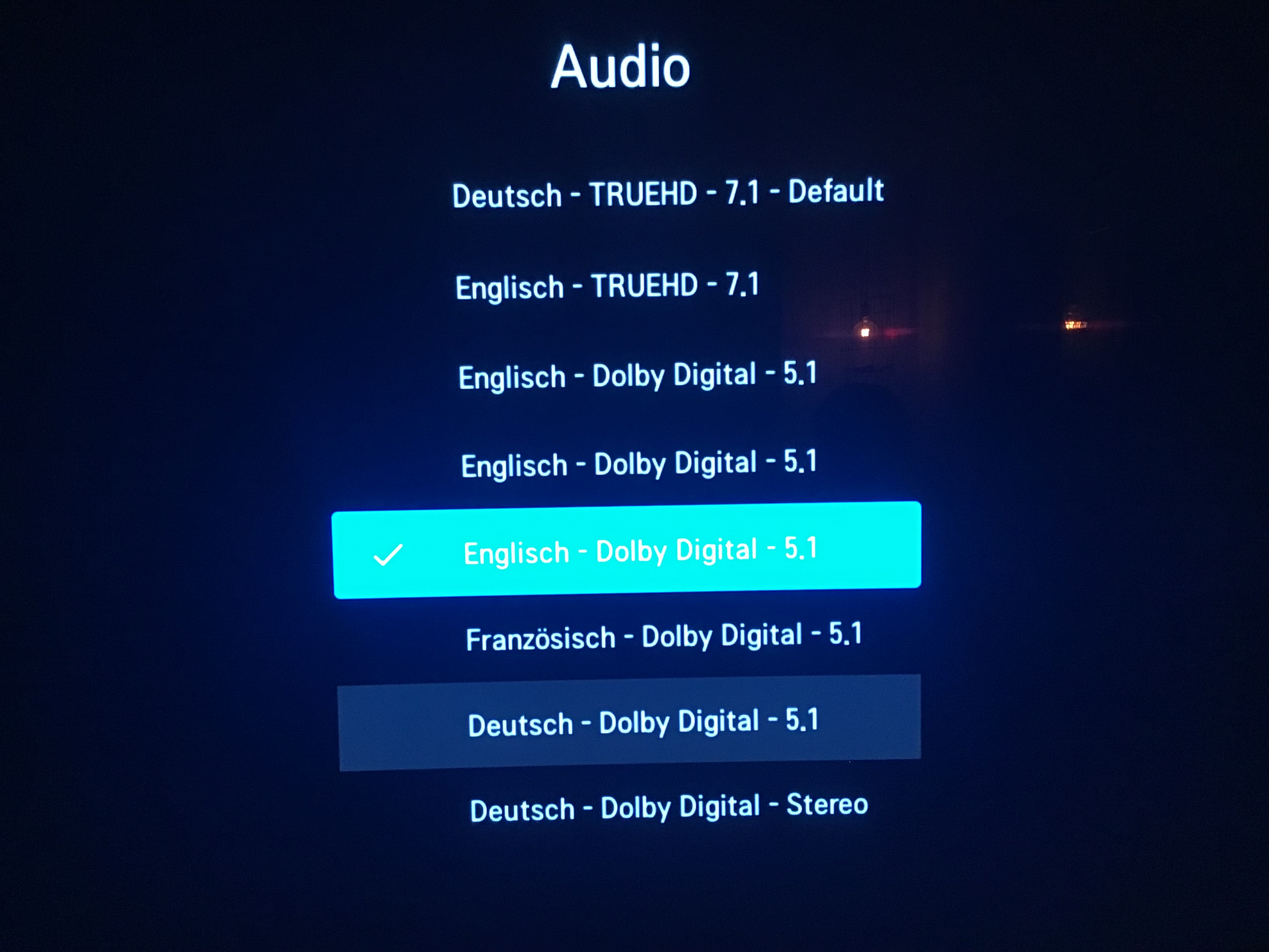 LG WEBOS App Wrong language is played when playing HEVC 4K HDR
