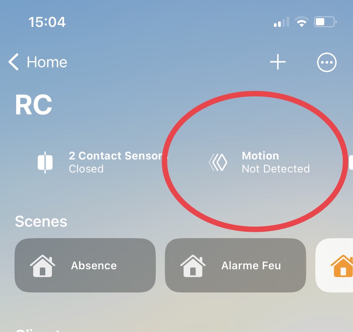 IQ motion sensor does not show up as "triggered" in HomeKit · Issue 13