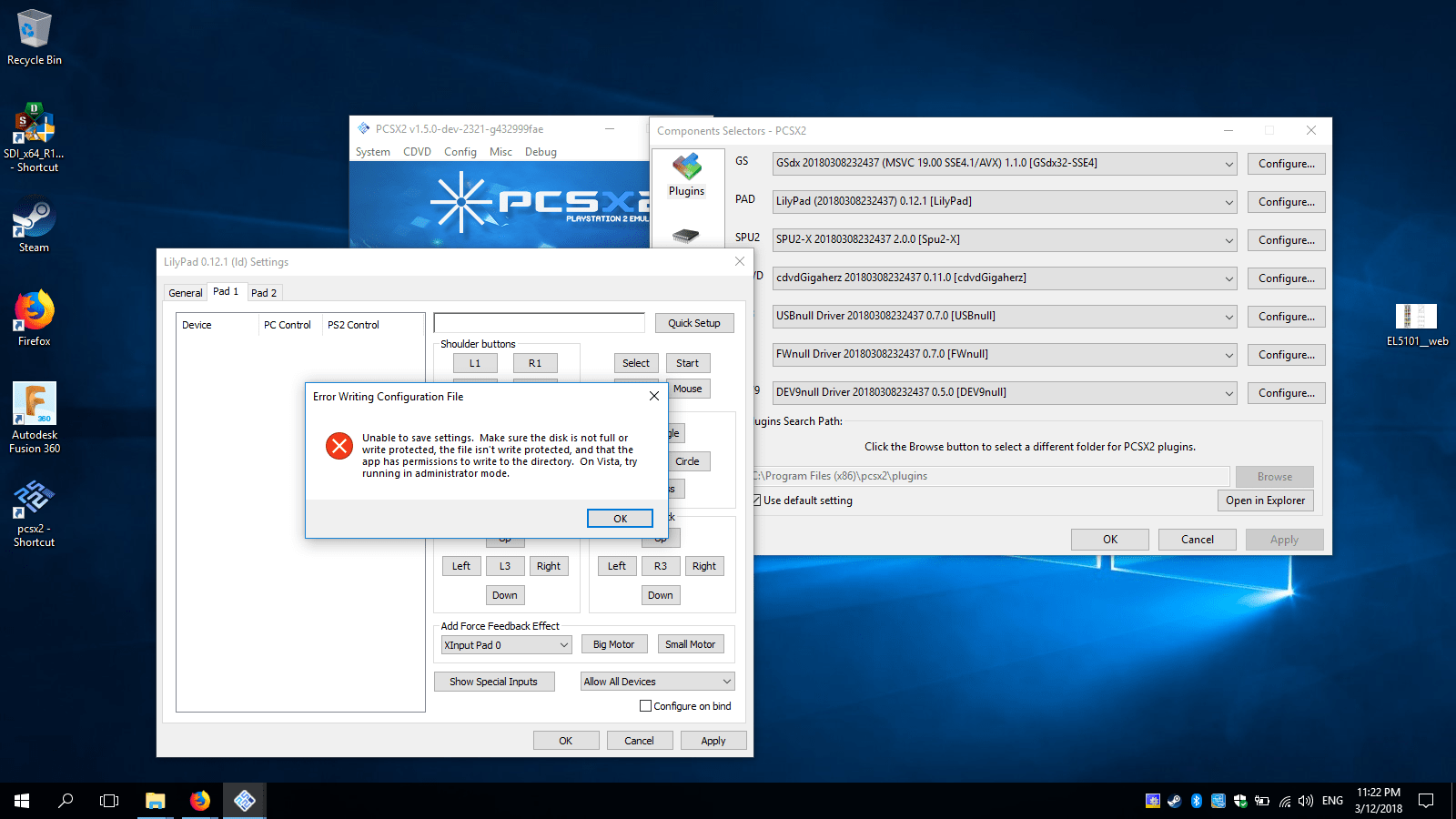 LilyPad configuration file location · Issue 2337 · PCSX2/pcsx2 · GitHub