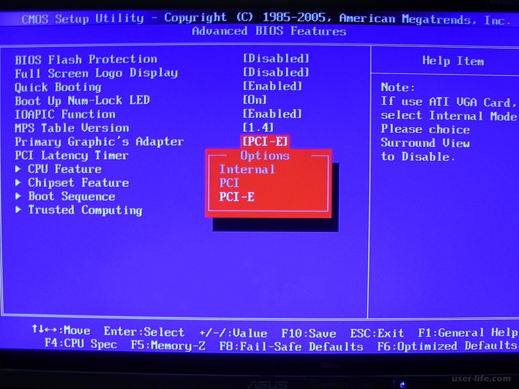 Как в BIOS переключить видеокарту (биос) » Компьютерная помощь