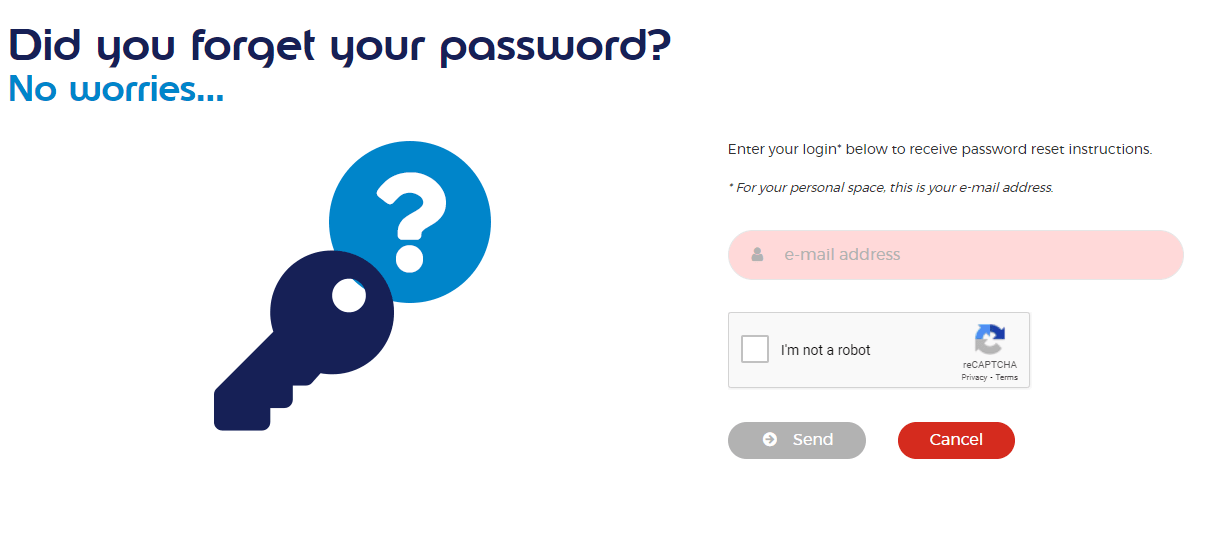 I have my password and/or my username Edenred Helpdesk