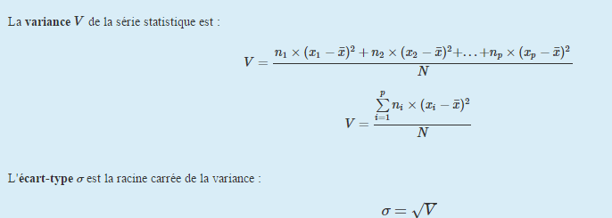 Ecarttype différent en maths et en physique par Dark Storm