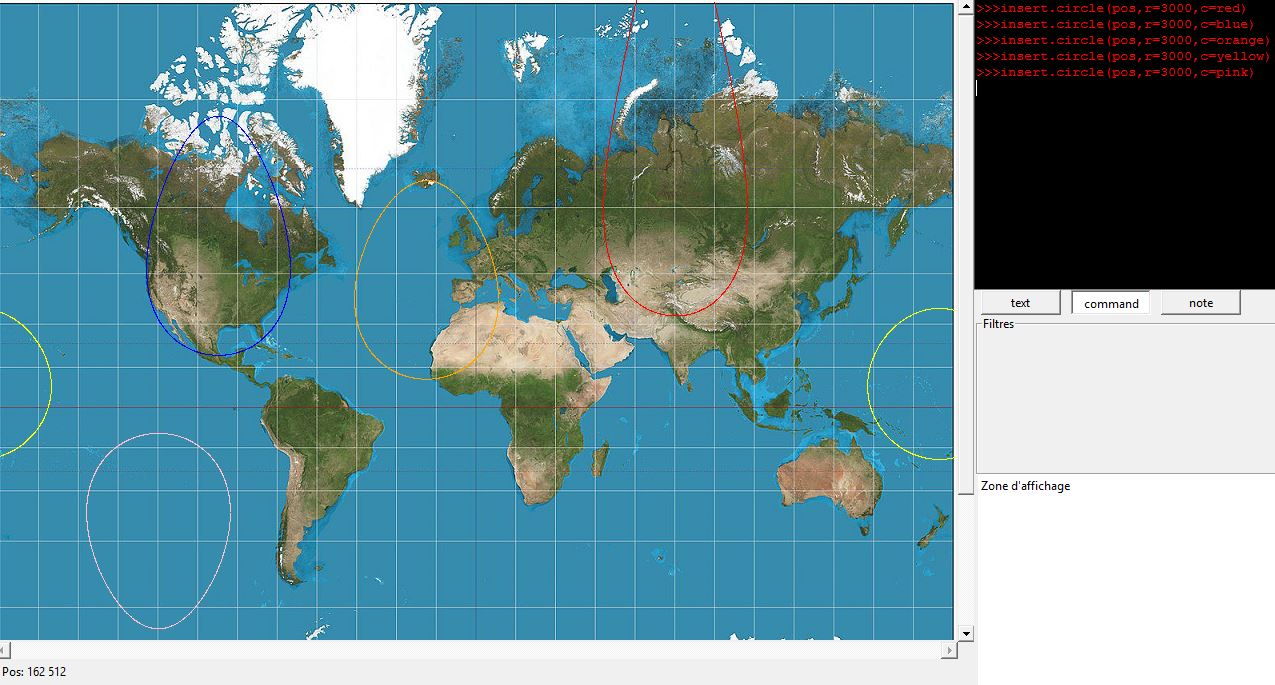 [Résolu] Carte de Mercator passage de (lat,long) à x,y Formule d