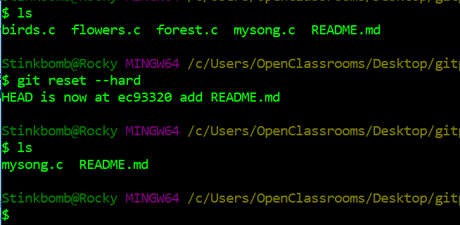 Turn back time on your mistakes with git reset Manage Your Code