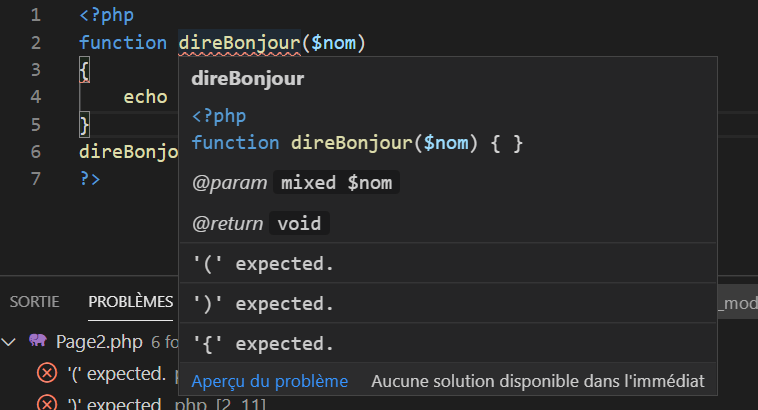 [Résolu] VS code Simple bug? Problème d'affichage vscode ou erreur de ma part? par blAax32