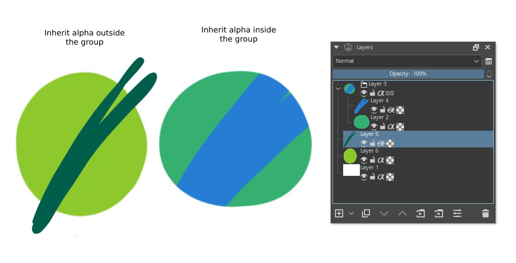 How do you make a clipping mask? krita