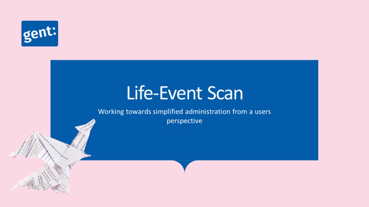 UserCentriCafé 11 Ghent's LifeEvent Scan UserCentriCities