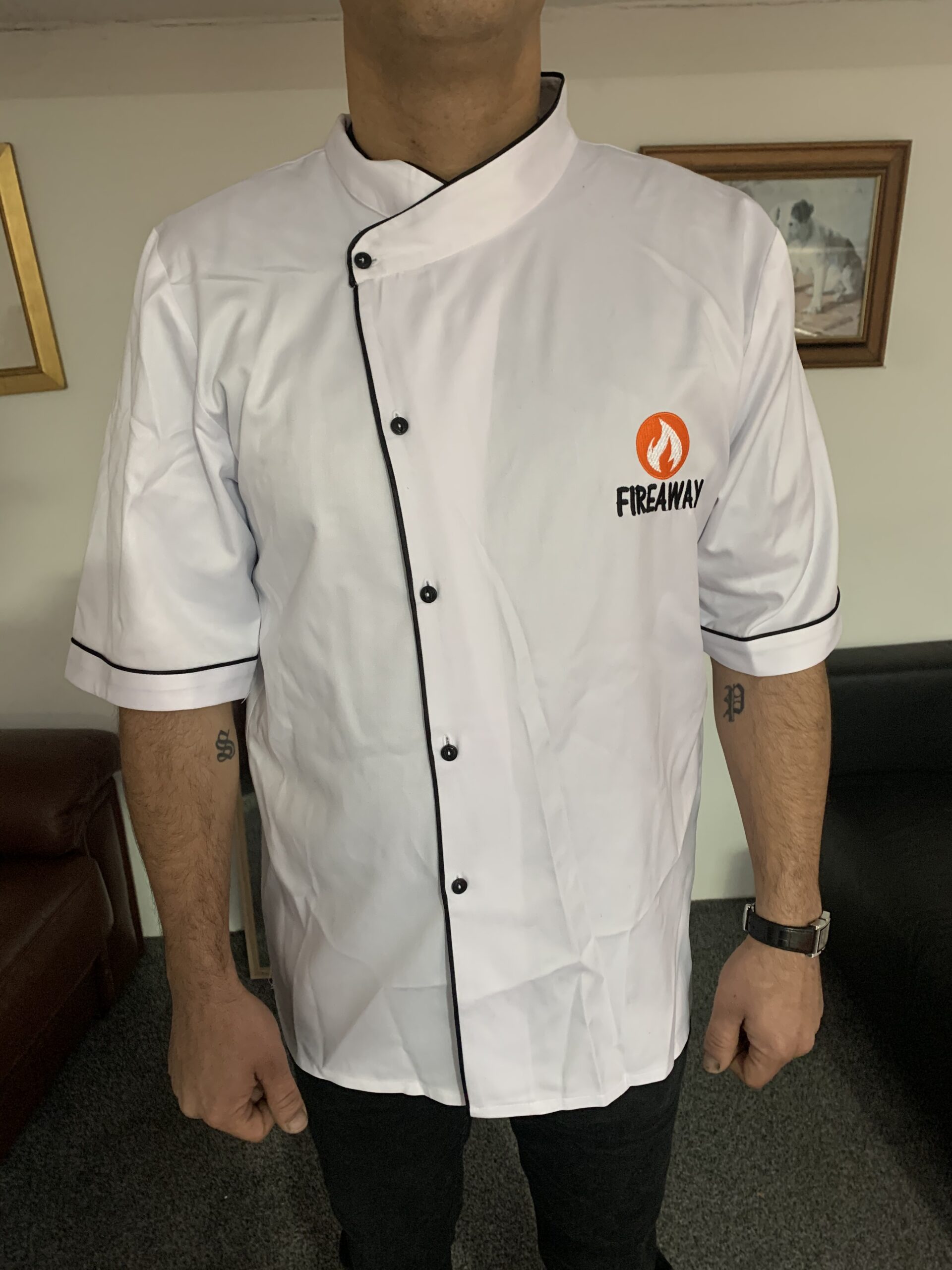 Chefs Uniform Jacket (White Colour) Fireaway Supply