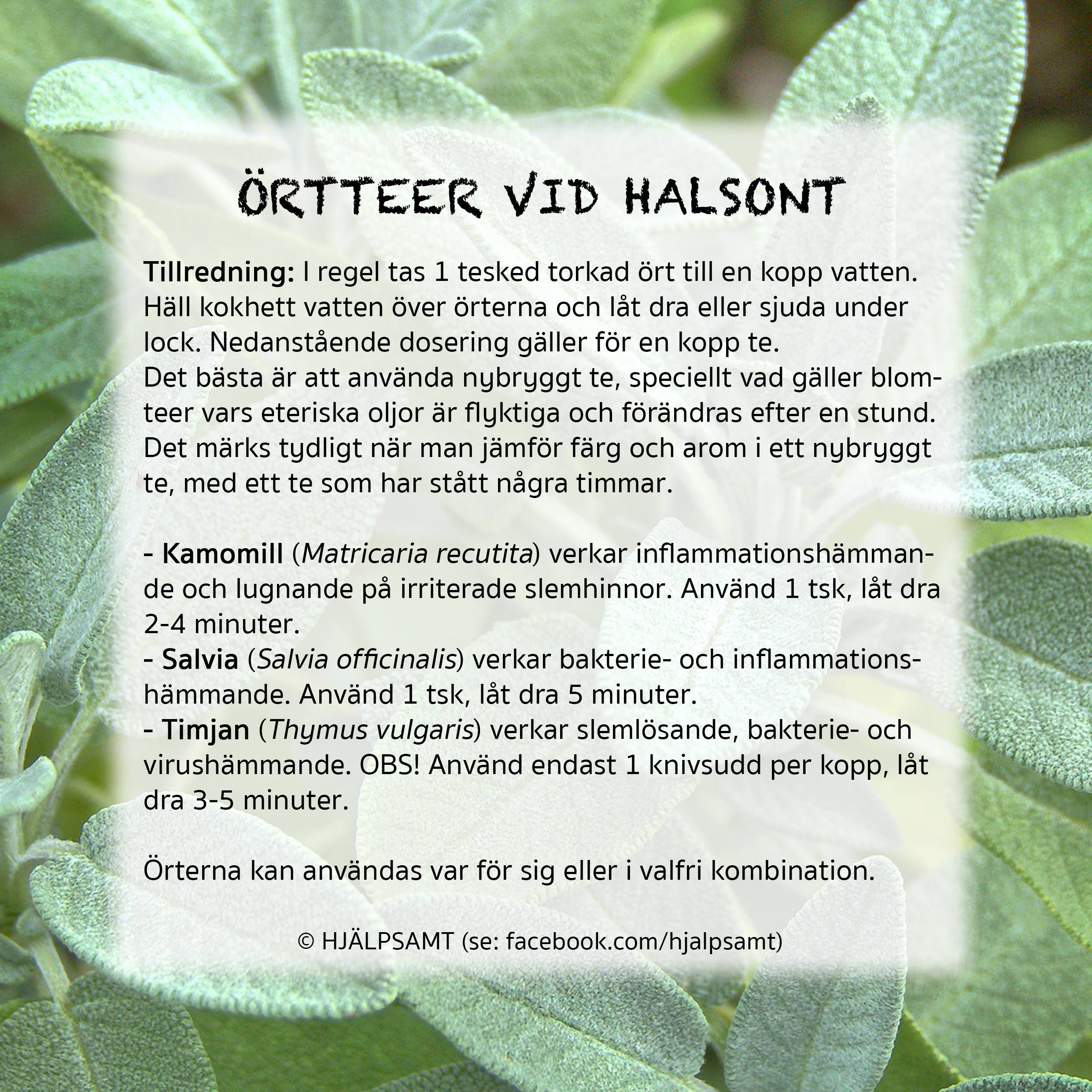 HALSONT HJÄLPSAMT