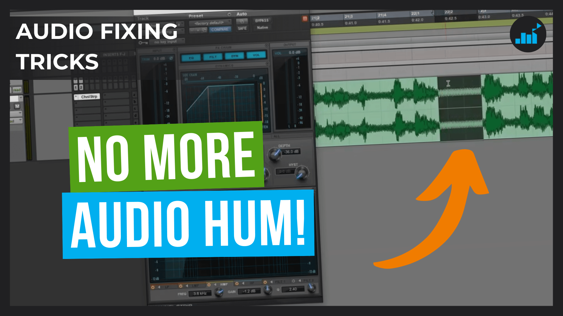 How To Remove Hum From Audio Audio Fixing Tricks Joe Crow The