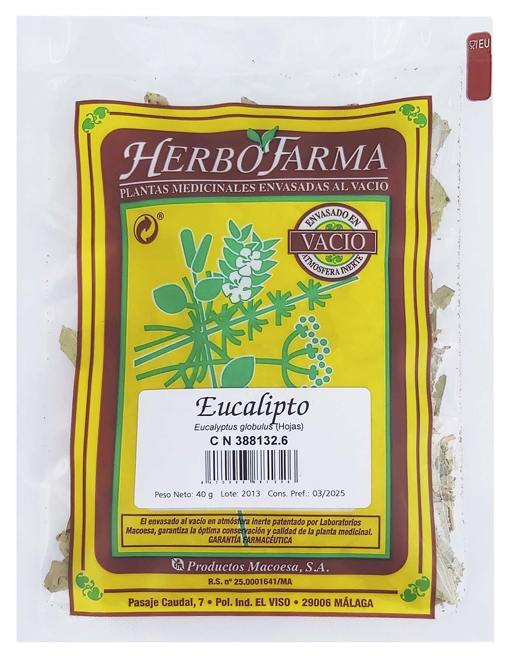 EUCALIPTO 40G HERBOFARMA Macoesa