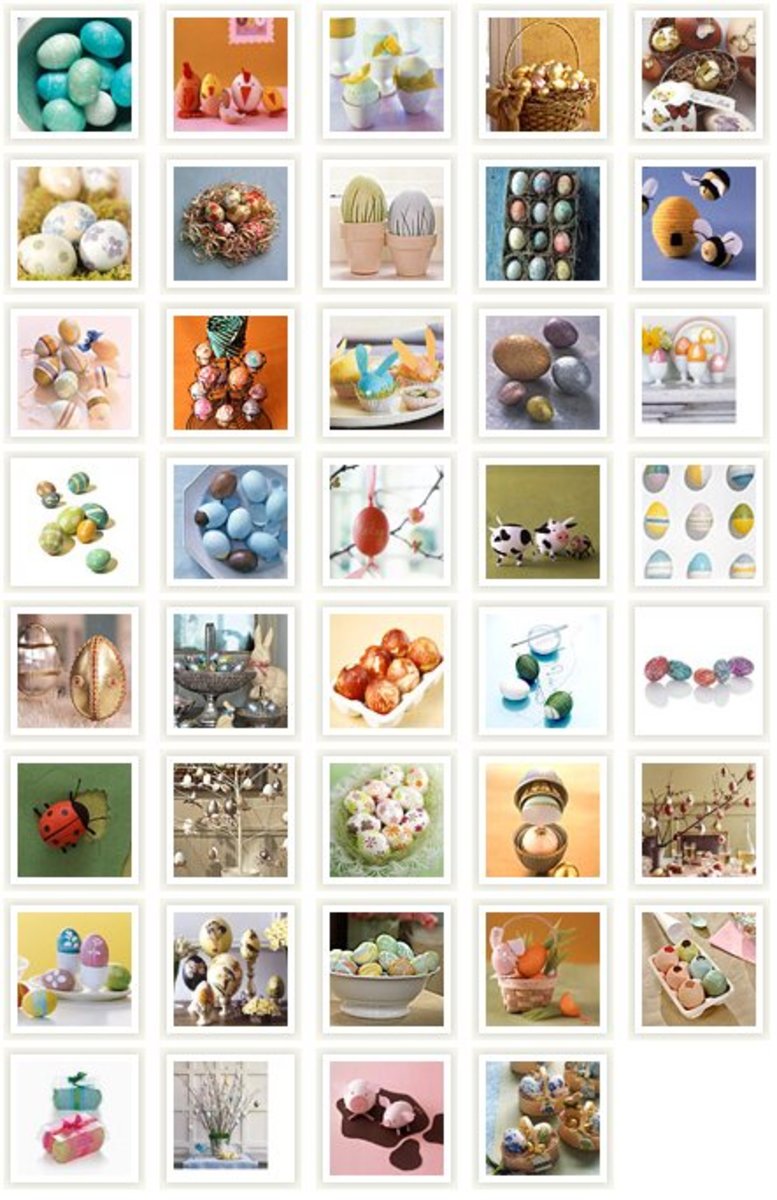 Natural Egg Coloring