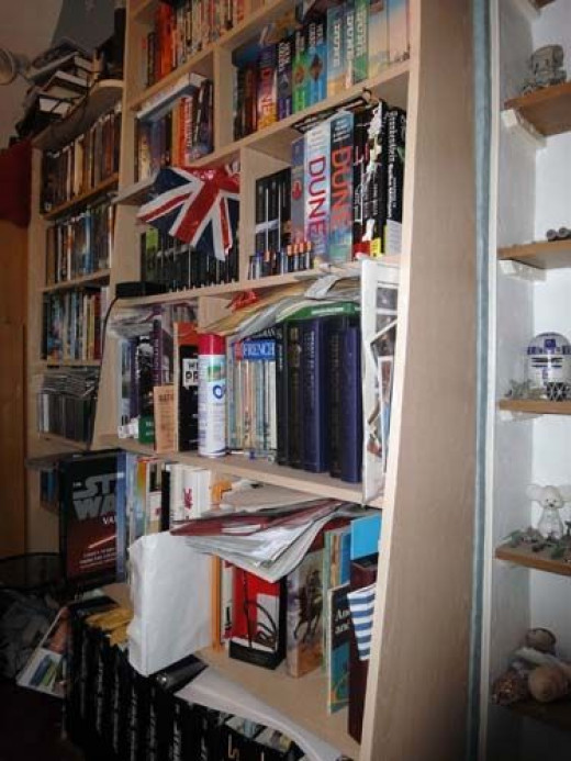 How to make shelving from recycled laminated chipboard furniture