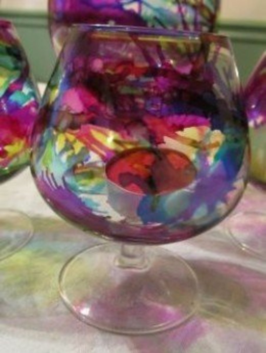 How to Use Alcohol Ink on Glass