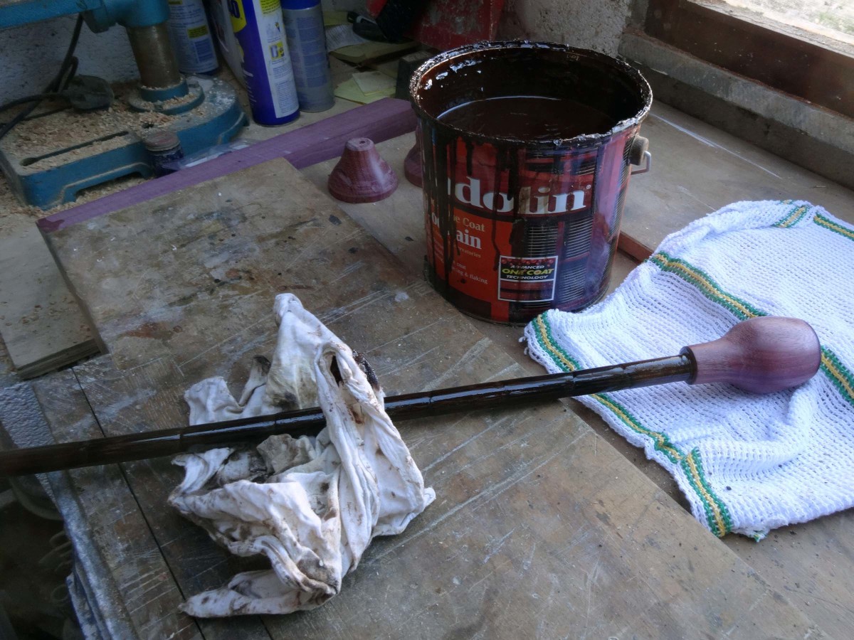 How to Restore a Cane Walking Stick and Make a New Handle
