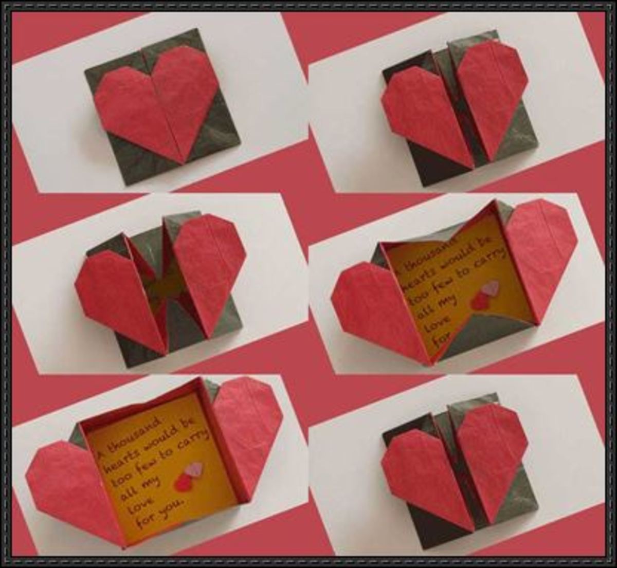 How to make a heart box (origami)