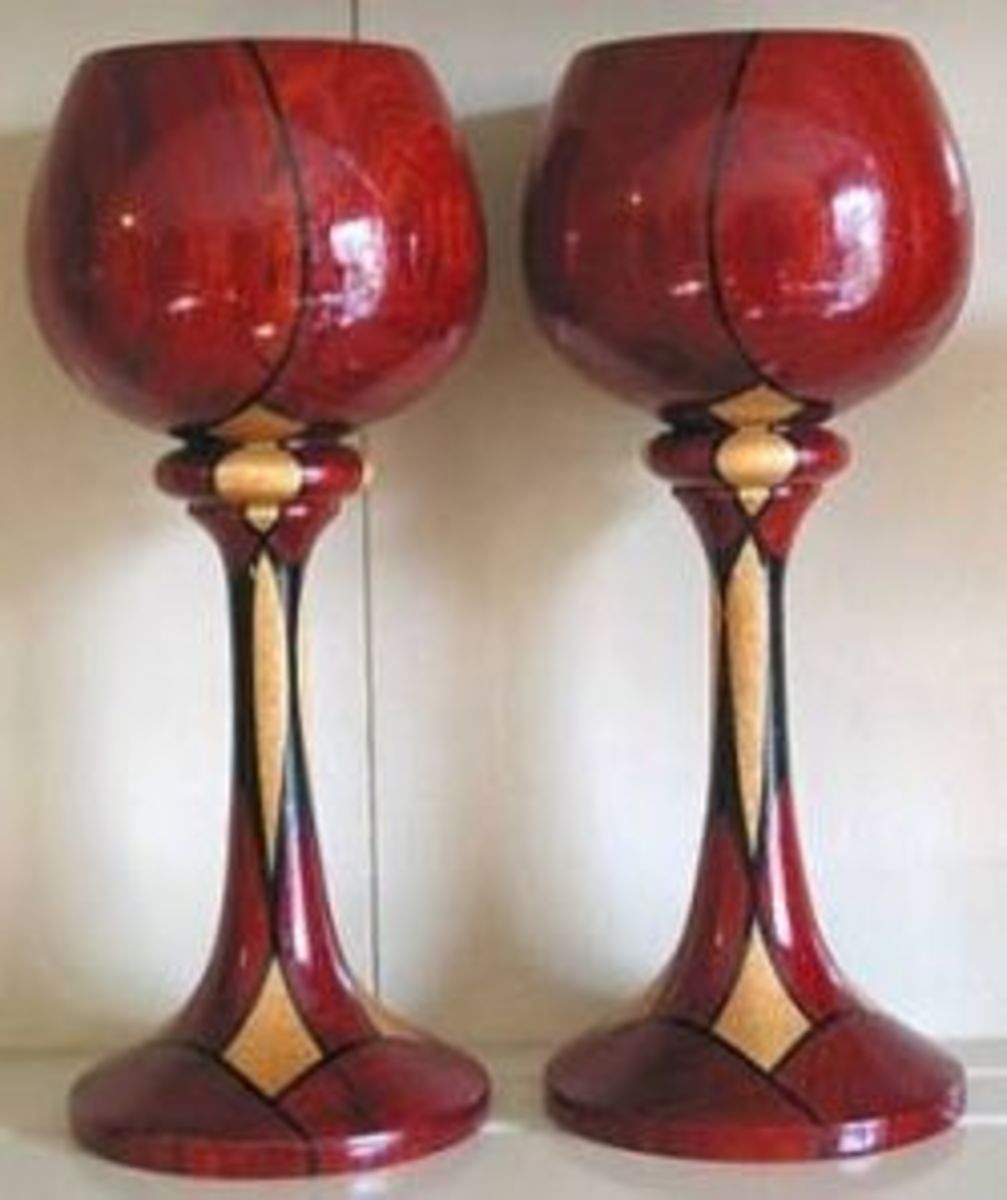 Woodturning Wood Goblets HubPages
