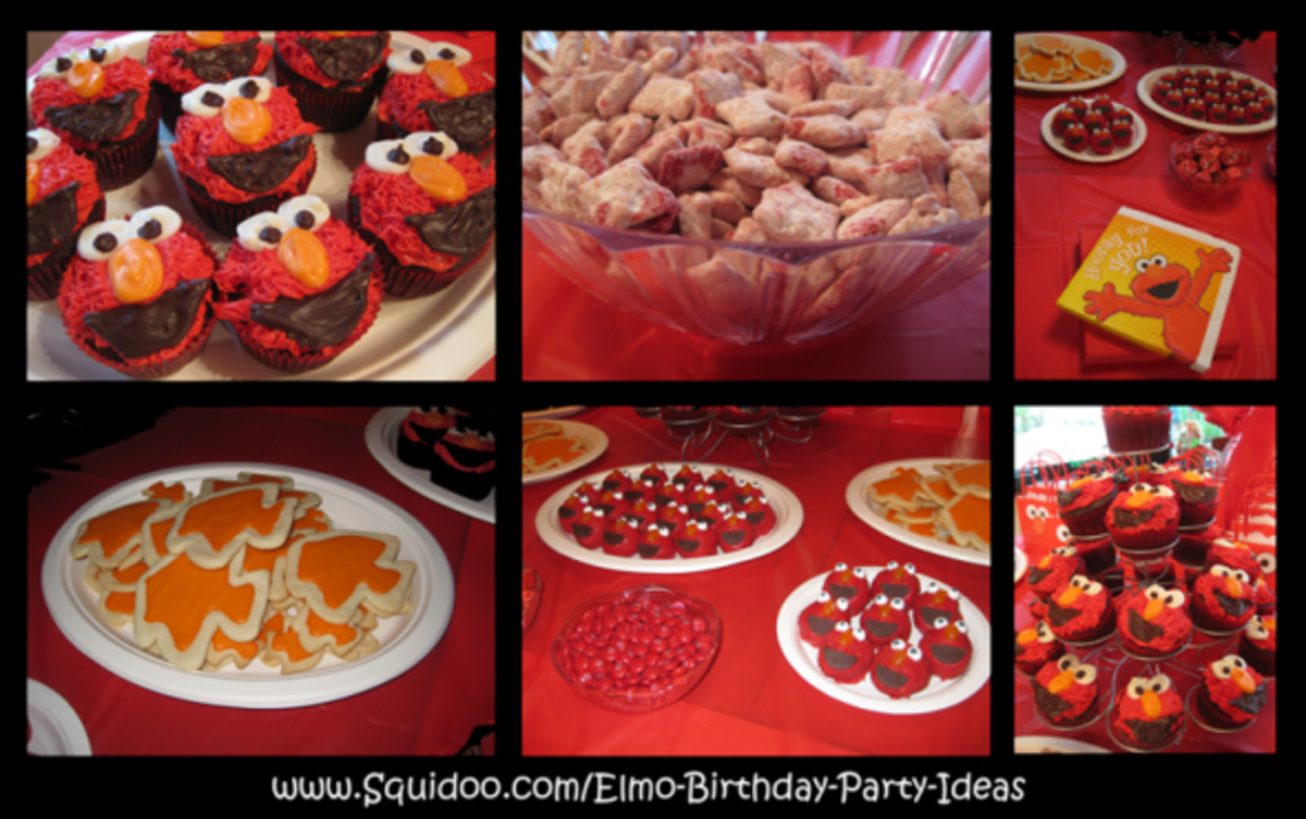 Throw an Elmo Birthday Party with Homemade Decorations and Desserts