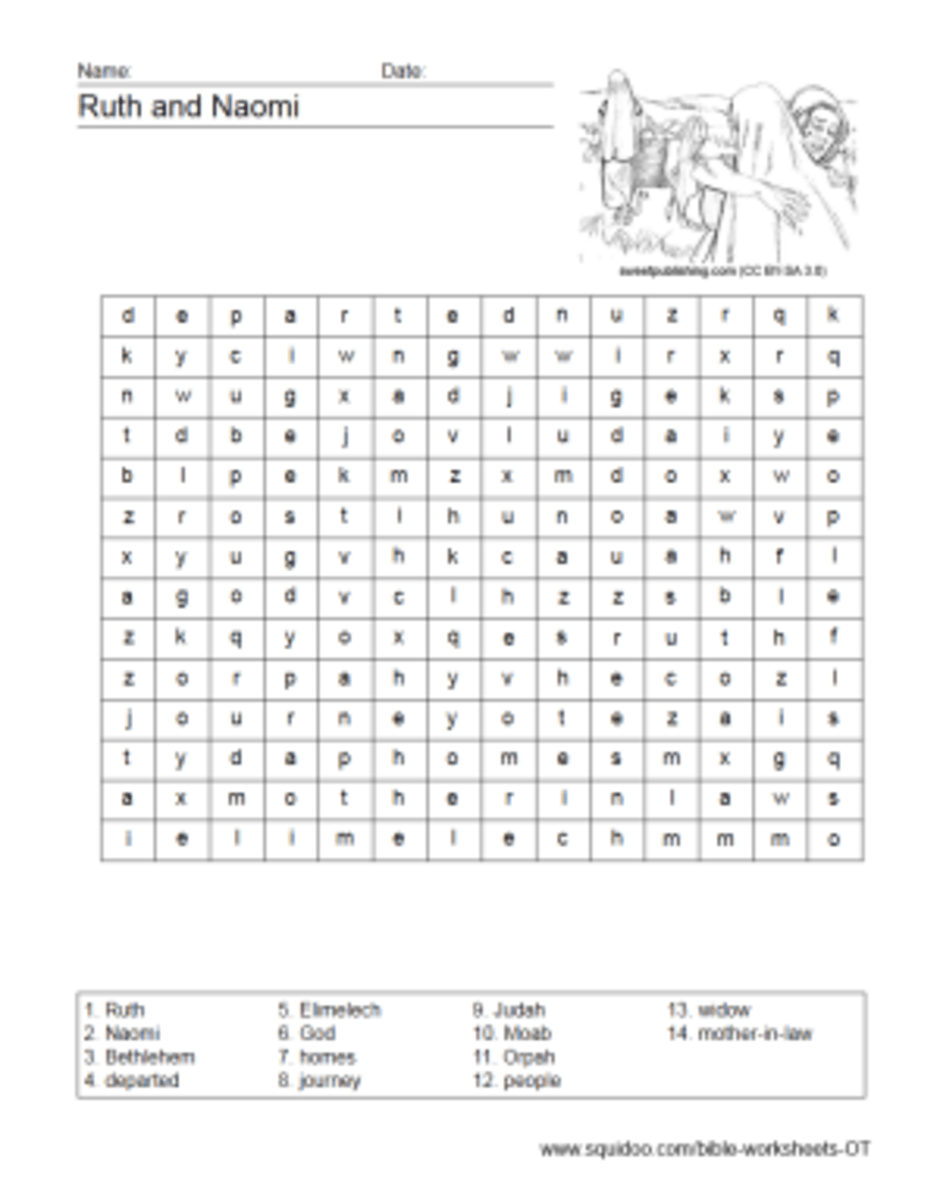 Old Testament Worksheets HubPages
