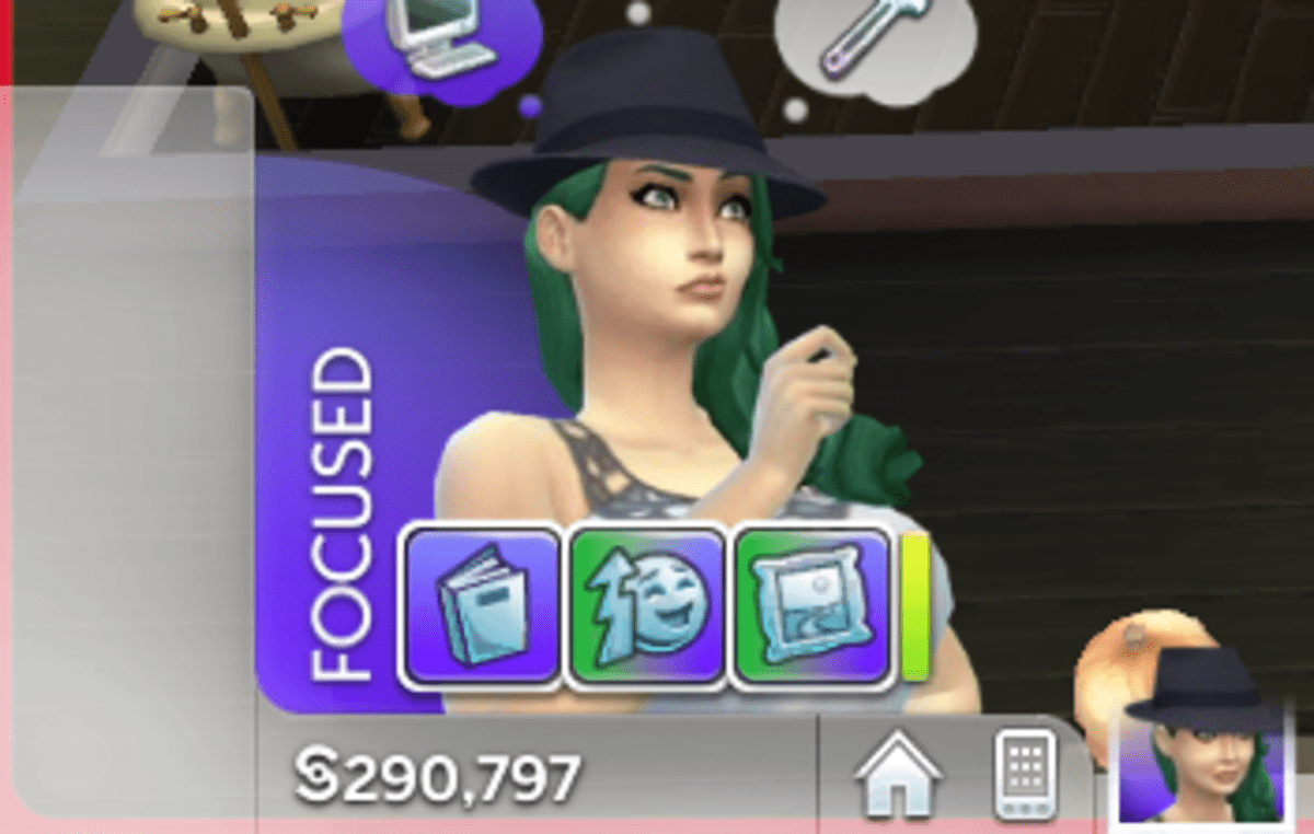 The sims 4 how to get in a focused mood