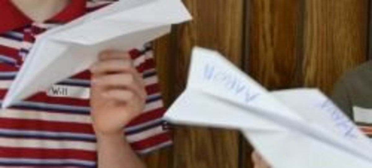 Paper Airplanes & The Four Forces of Flight Lesson HubPages