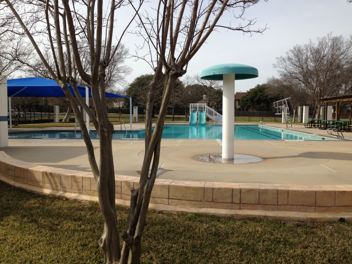 Cat Hollow Park & Pool Round Rock Walking Trails, Pool, Tennis Courts