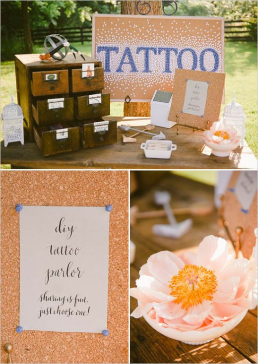 Wedding Temporary Tattoo Favors