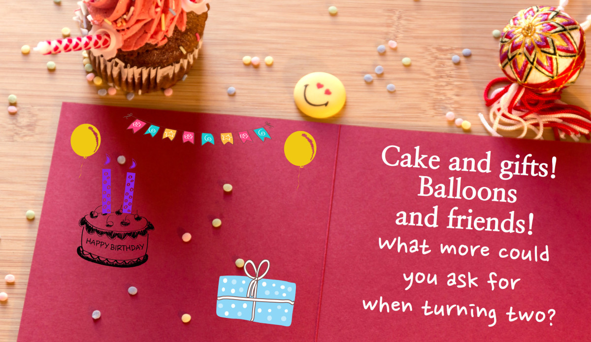 Second Birthday Wishes, Messages, and Poems to Write in a Card Holidappy