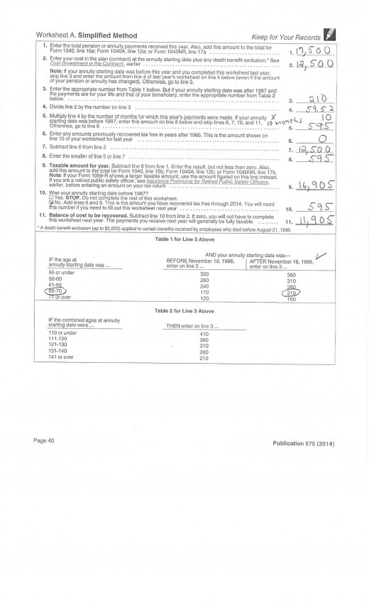 Question 24 Advanced Exam Vita Program Tax Year 2015