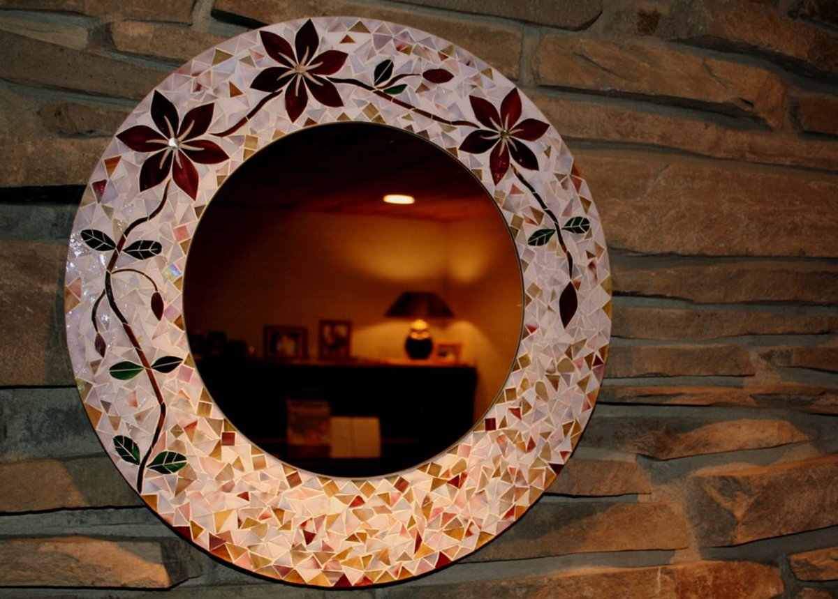 Making stained glass mosaic mirrors HubPages