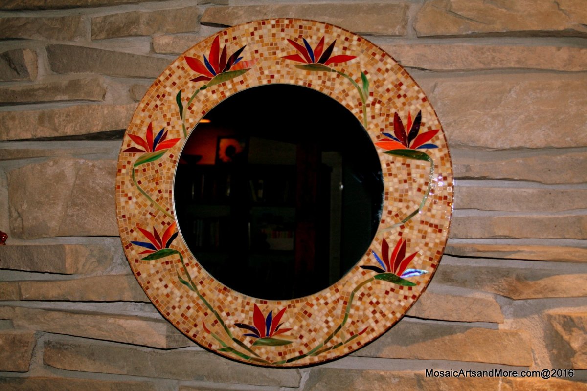 Making stained glass mosaic mirrors HubPages