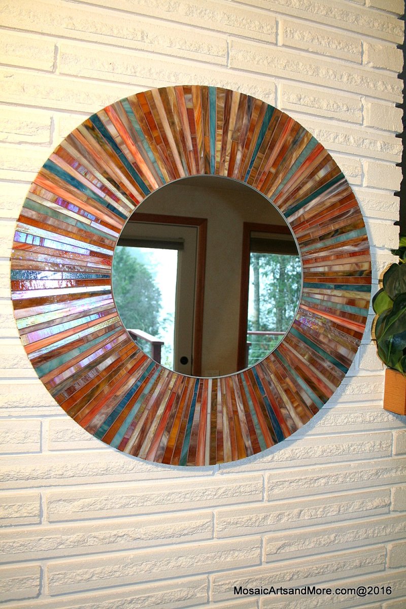 Making stained glass mosaic mirrors HubPages