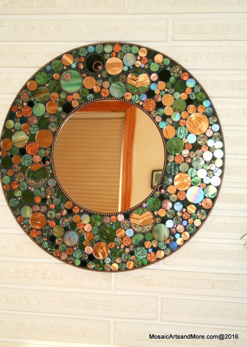 Making stained glass mosaic mirrors HubPages