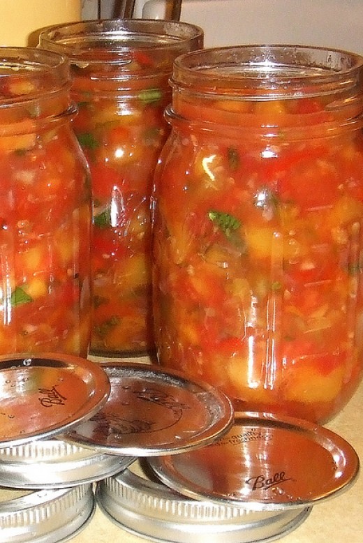 Homemade Chow Chow Relish, Peach Salsa, and Jalapeño Jelly Recipes