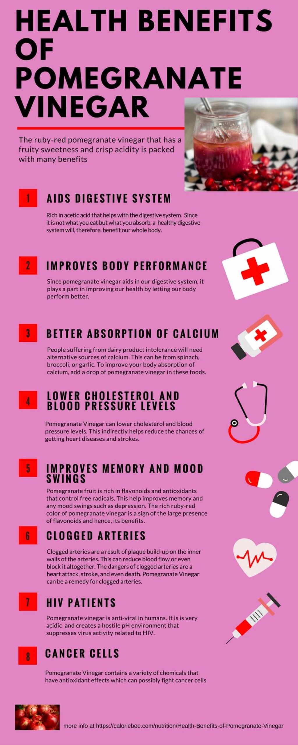 Health Benefits of Pomegranate Vinegar With Recipes CalorieBee