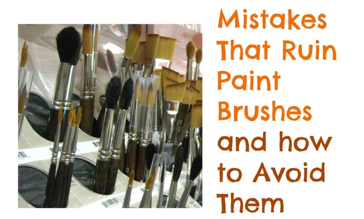 How to Ruin Paint Brushes