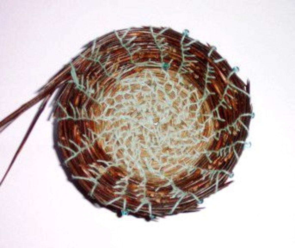 Pine Needle Basket WeavingMaking Unique Containers From Natural