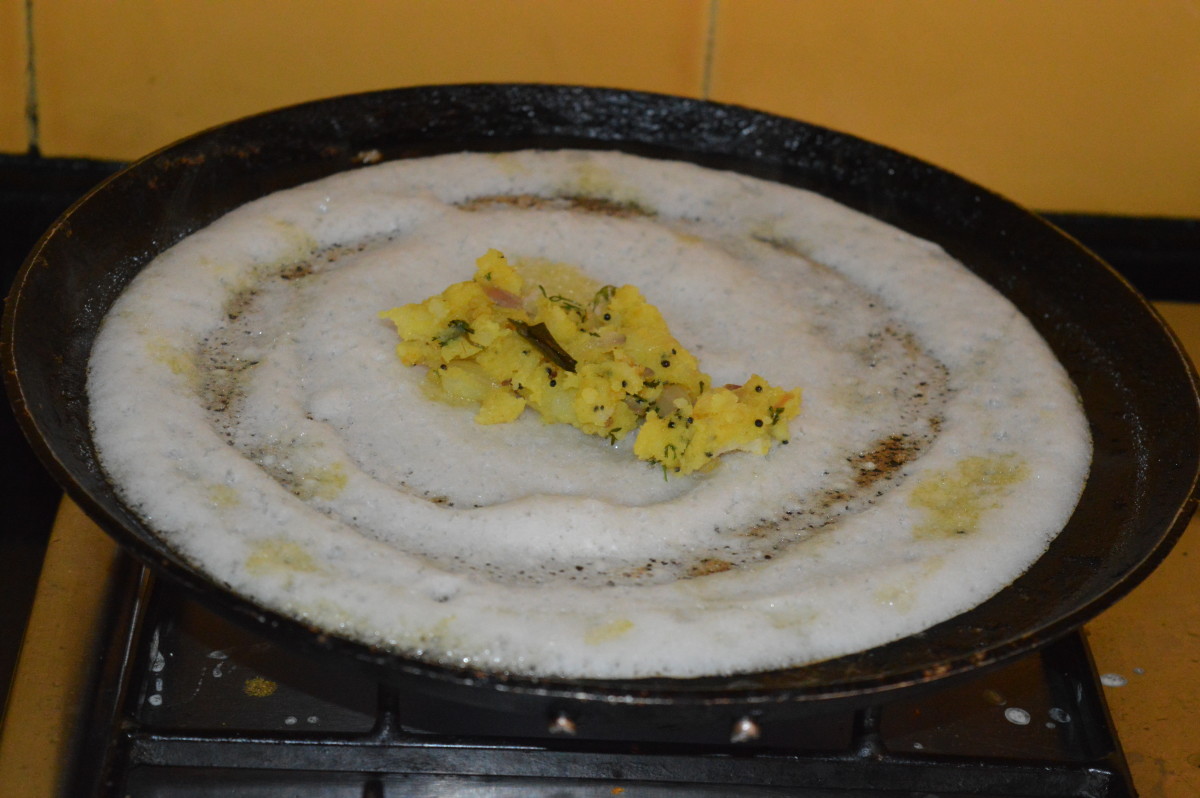 How to Make Masala Dosa or Potato Stuffed Crepe Delishably
