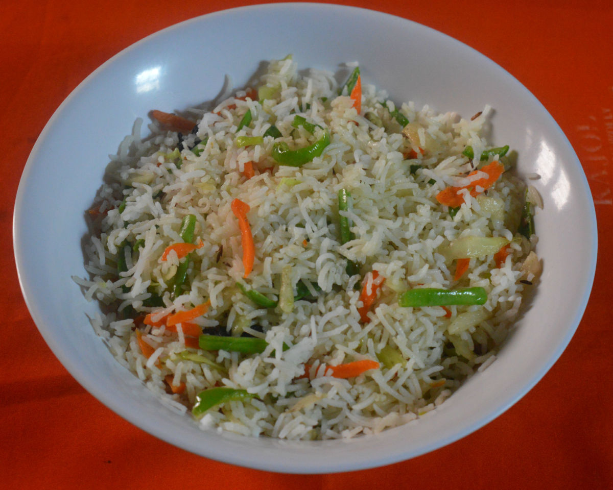 Healthy Recipes ChineseStyle Vegetable Fried Rice Delishably