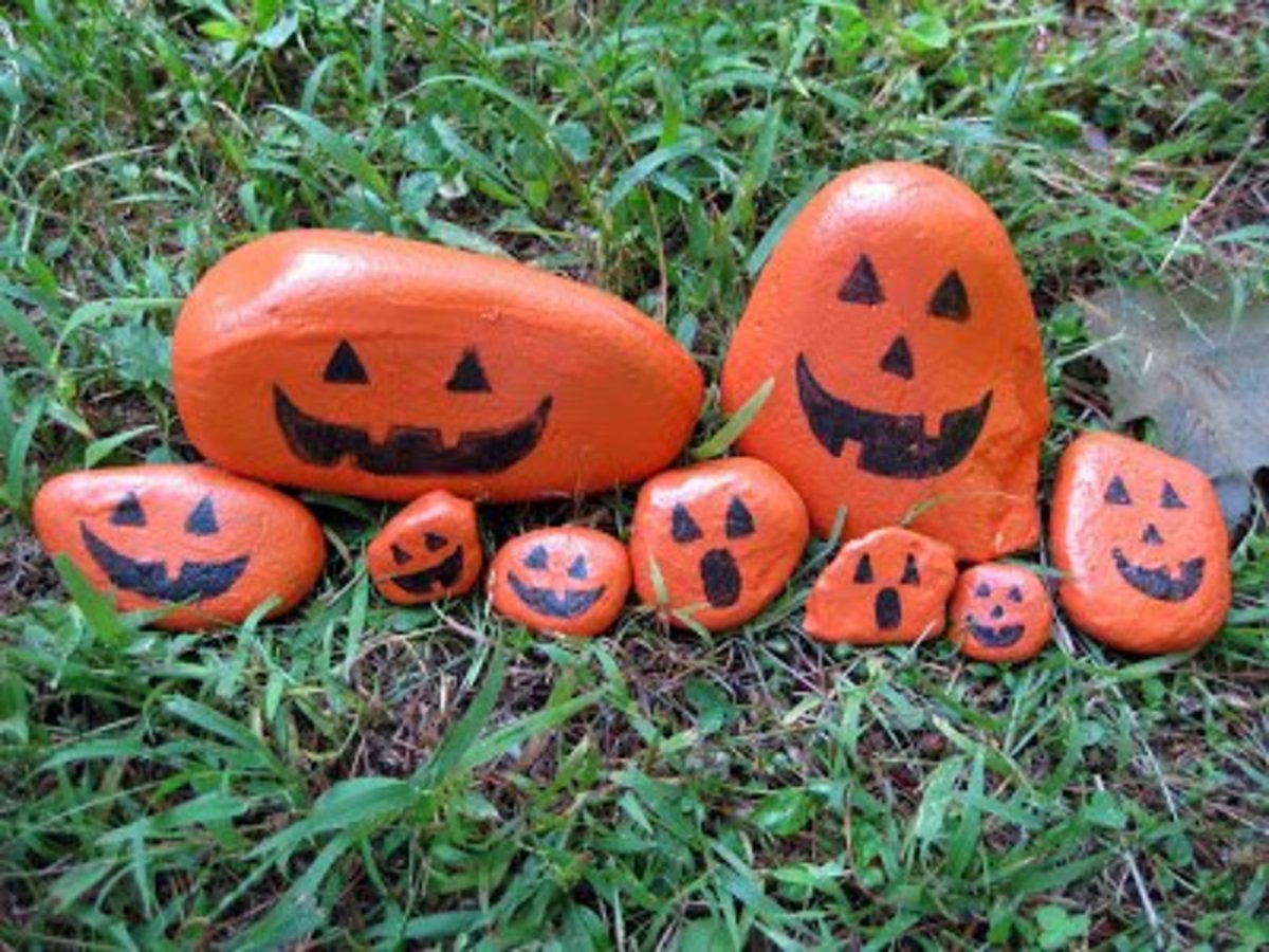 Halloween Rock Painting by HalloweenRecipes HubPages