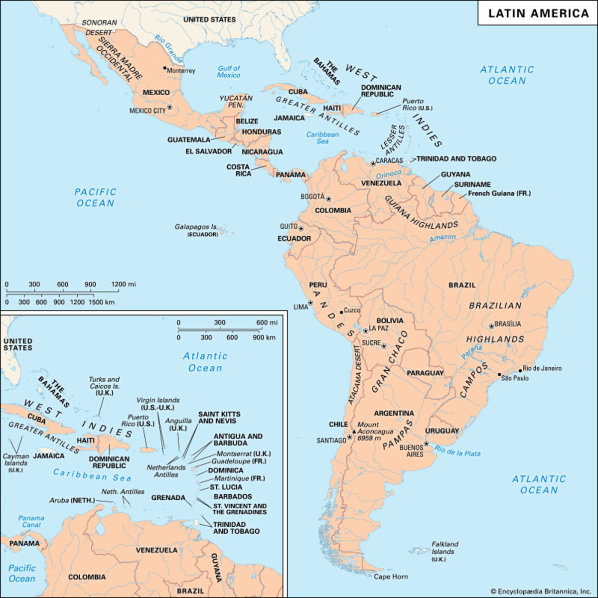 The Americas MapChart