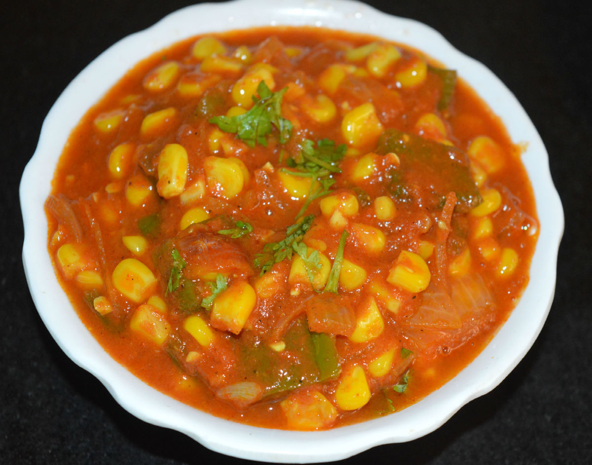 How to Make Sweet Corn Capsicum Masala Curry Delishably