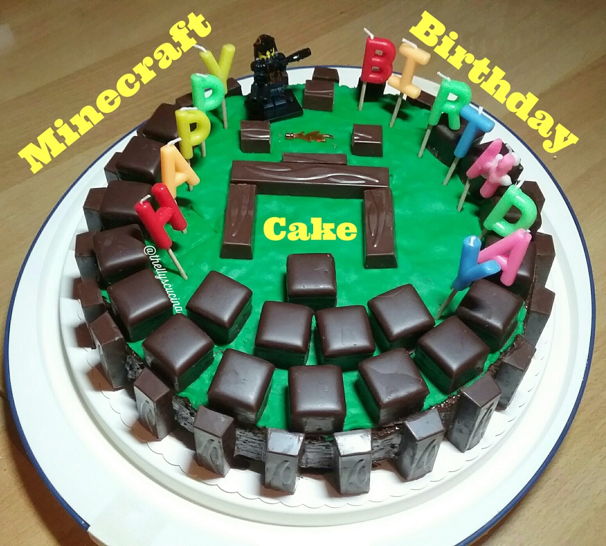 How to Make a Minecraft Birthday Cake Holidappy